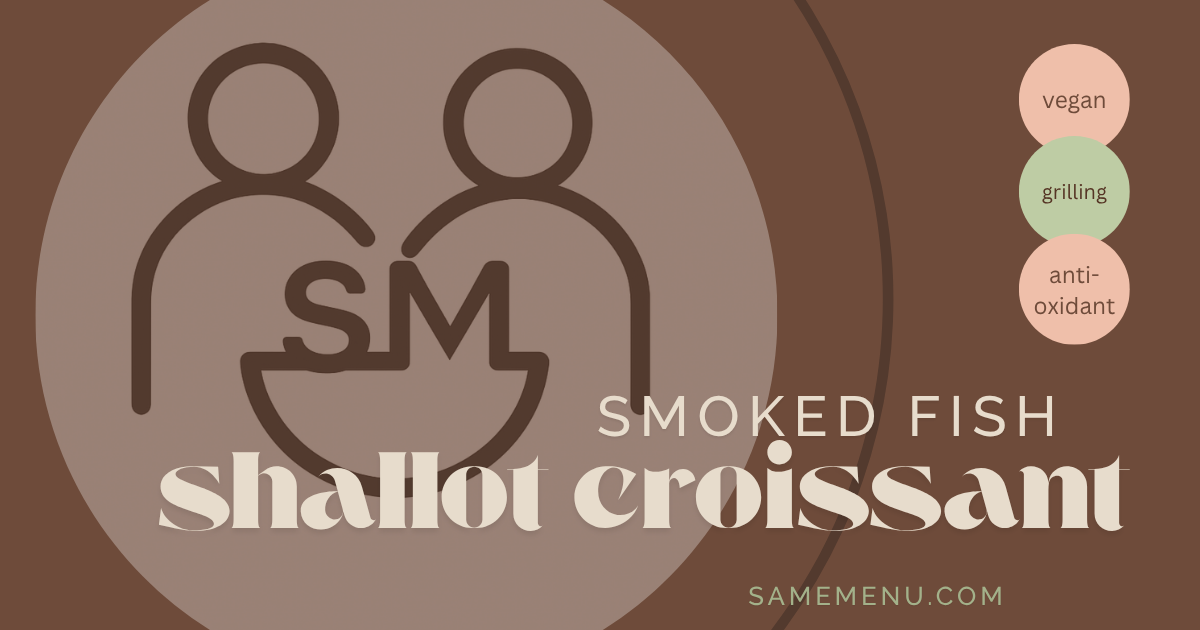 Smoked Fish Salad with Shallot Jelly Croissant