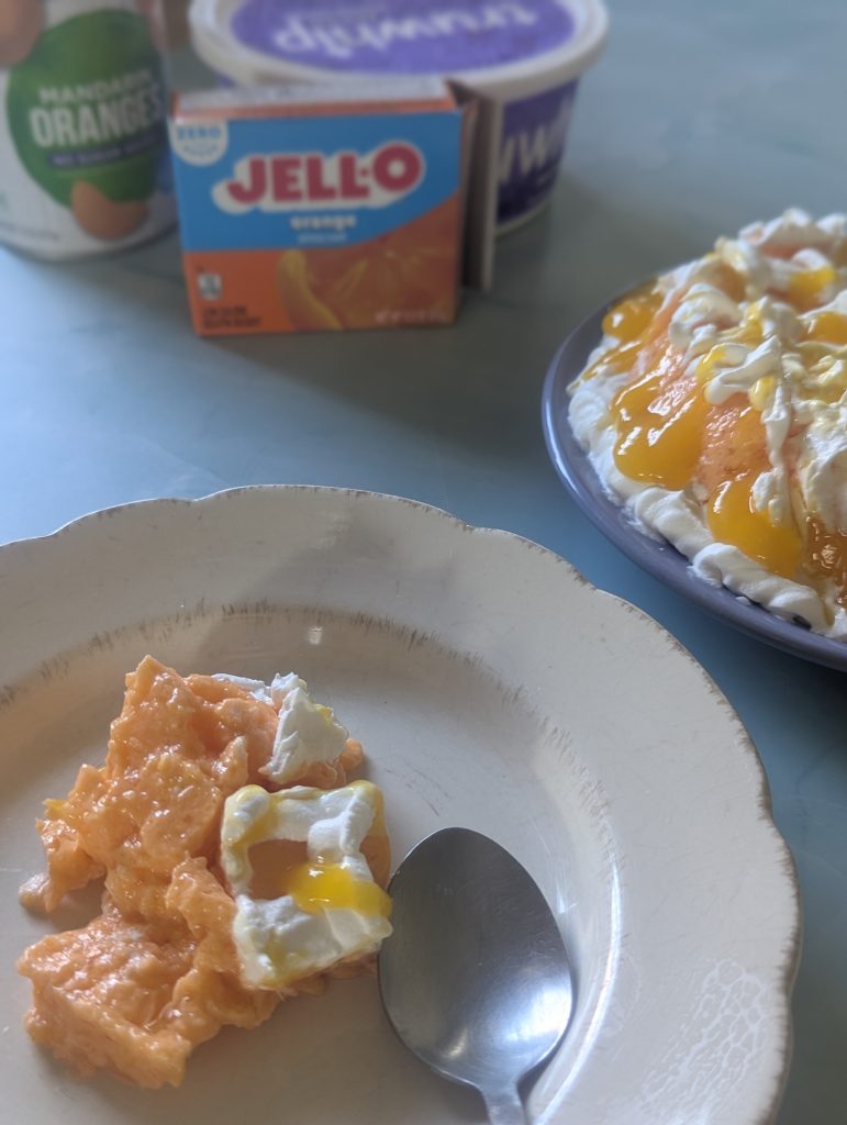 Minced and Moist Ambrosia Salad for dysphagia diets-- IDDSI Level MM5