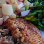 Minced and Moist Goetta (Oat and Sausage Loaf) Hash Bowl with Apples- IDDSI Level 5 Recipe