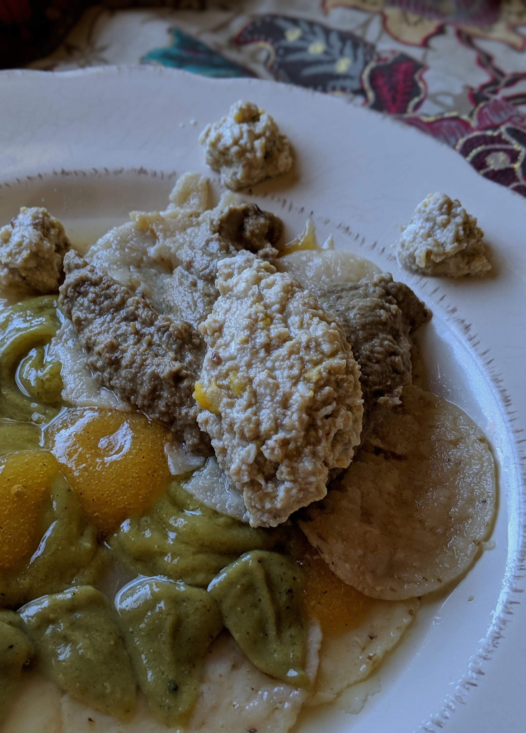 Pregelled Peach Guac Chilaquiles