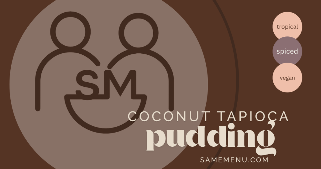 IDDSI level 5 minced and moist coconut tapioca pudding for dysphagia dining