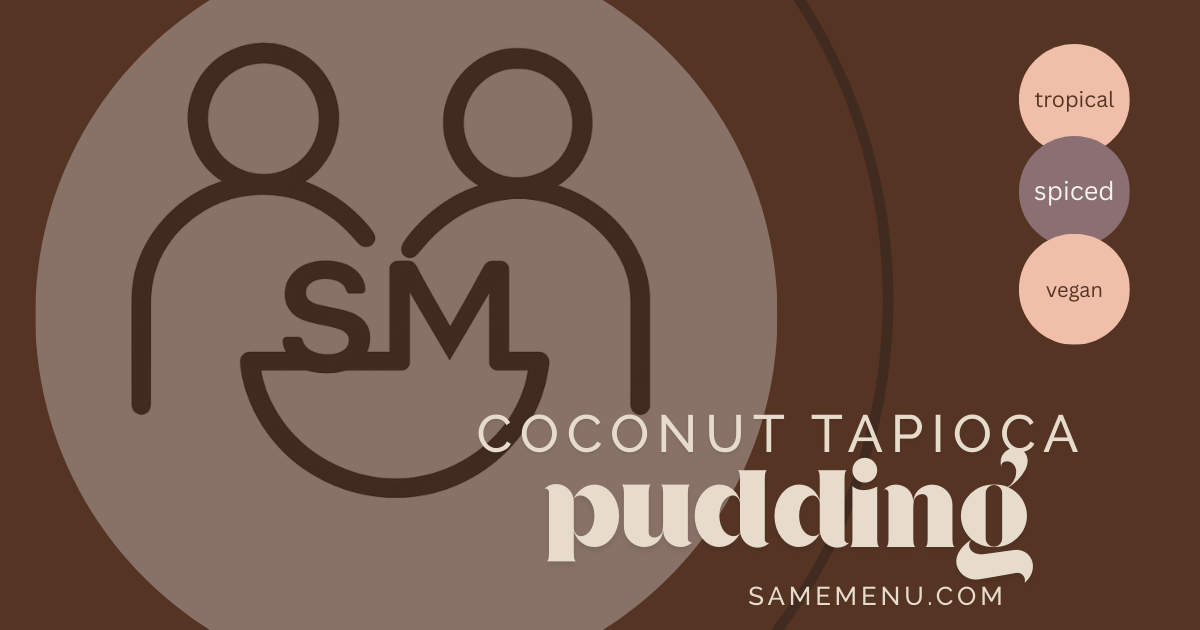 Coconut Tapioca Pudding