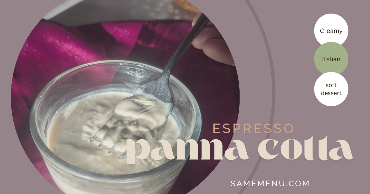 Espresso Panna Cotta