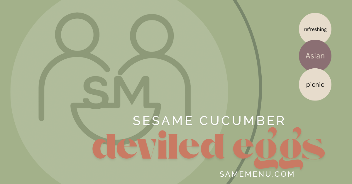 iddsi level 7 easy to chew sesame cucumber deviled eggs