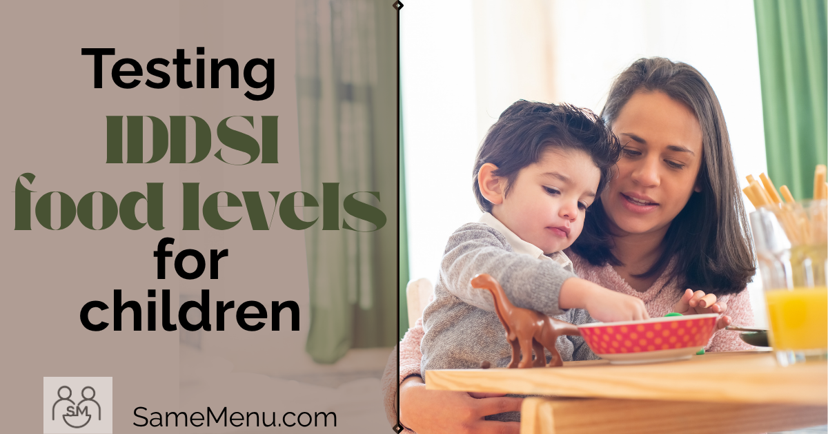 How to Test IDDSI Food Levels for Children